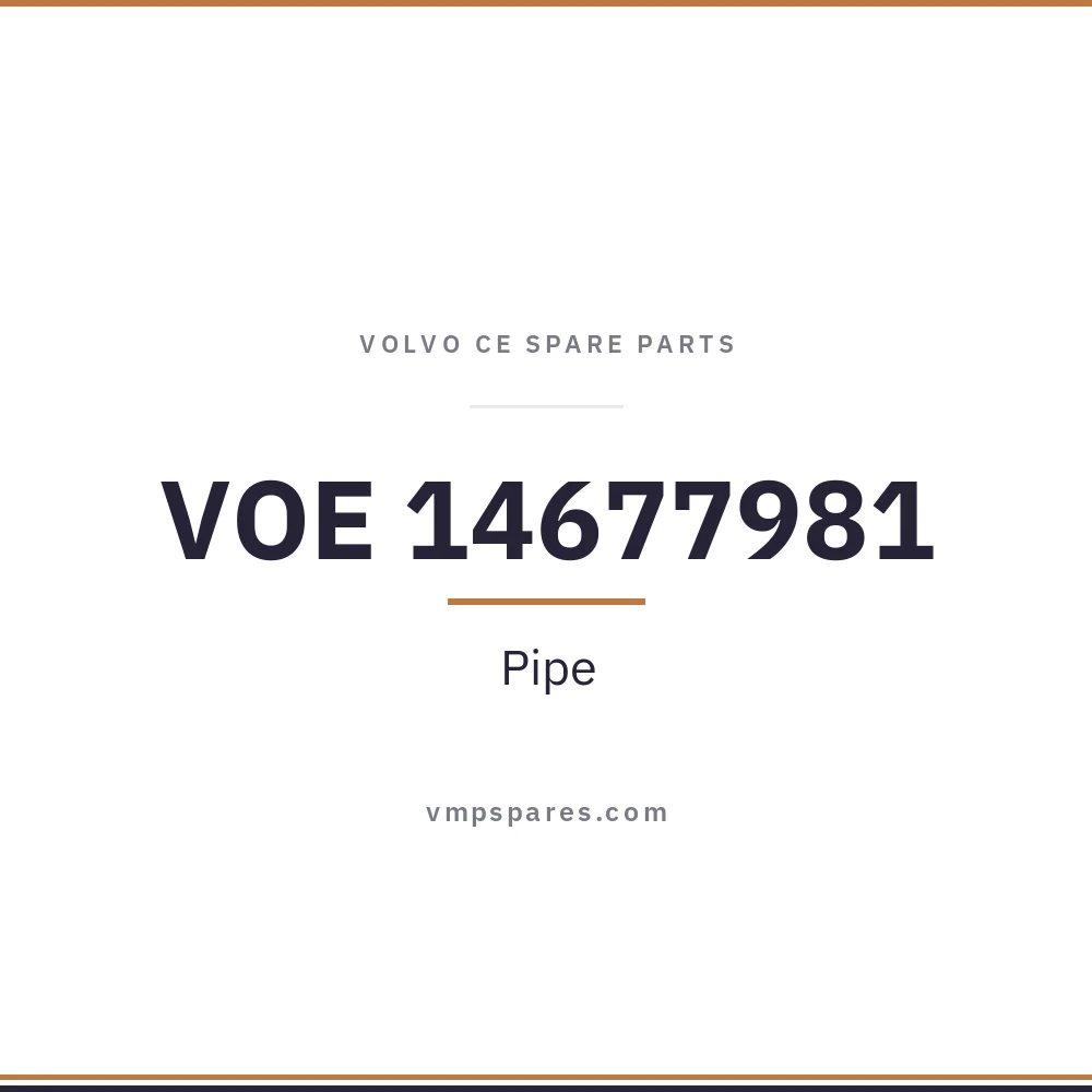 VOE 14677981 – Pipe