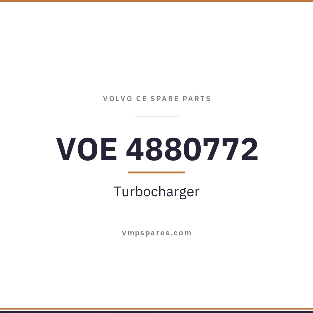 VOE 4880772 – Turbocharger
