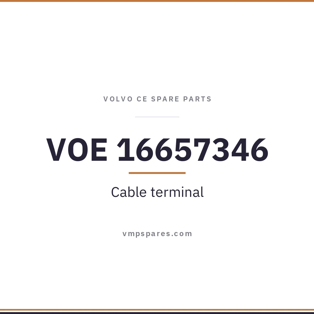 VOE 16657346 – Cable terminal