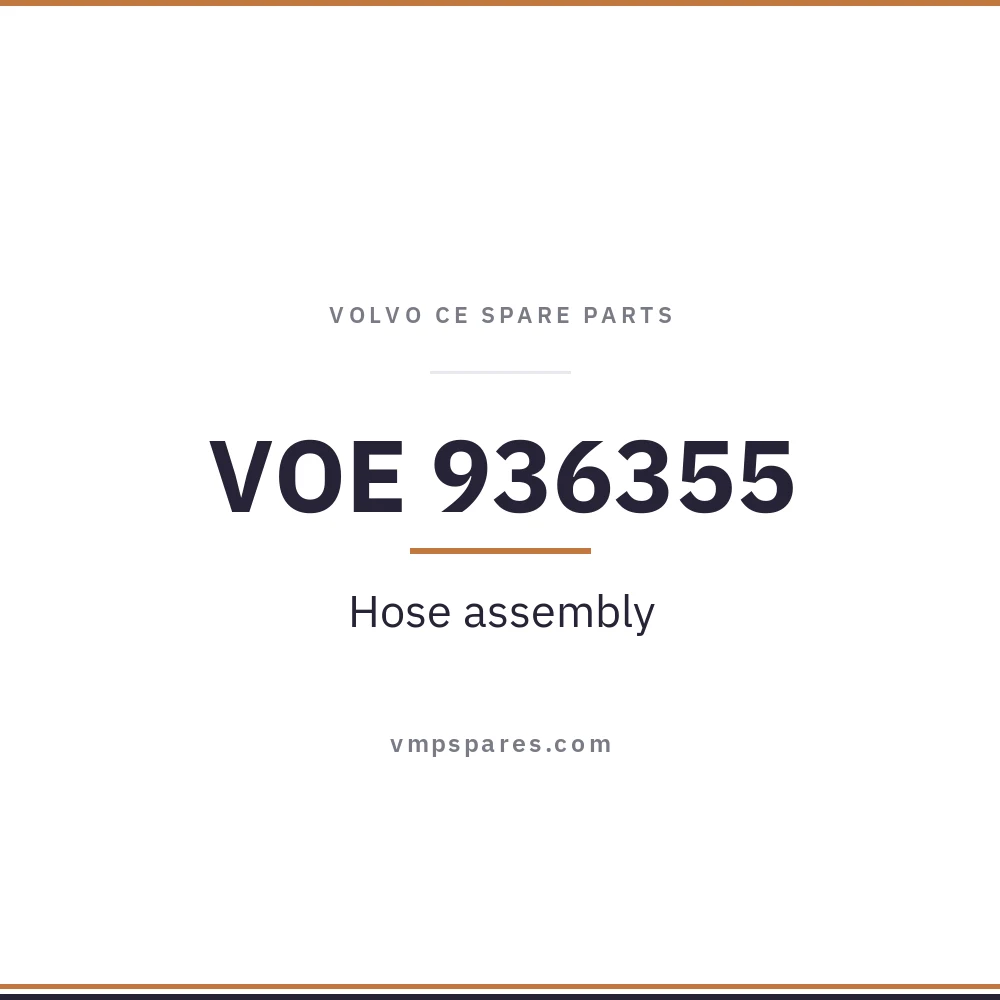 VOE 936355 – Hose assembly