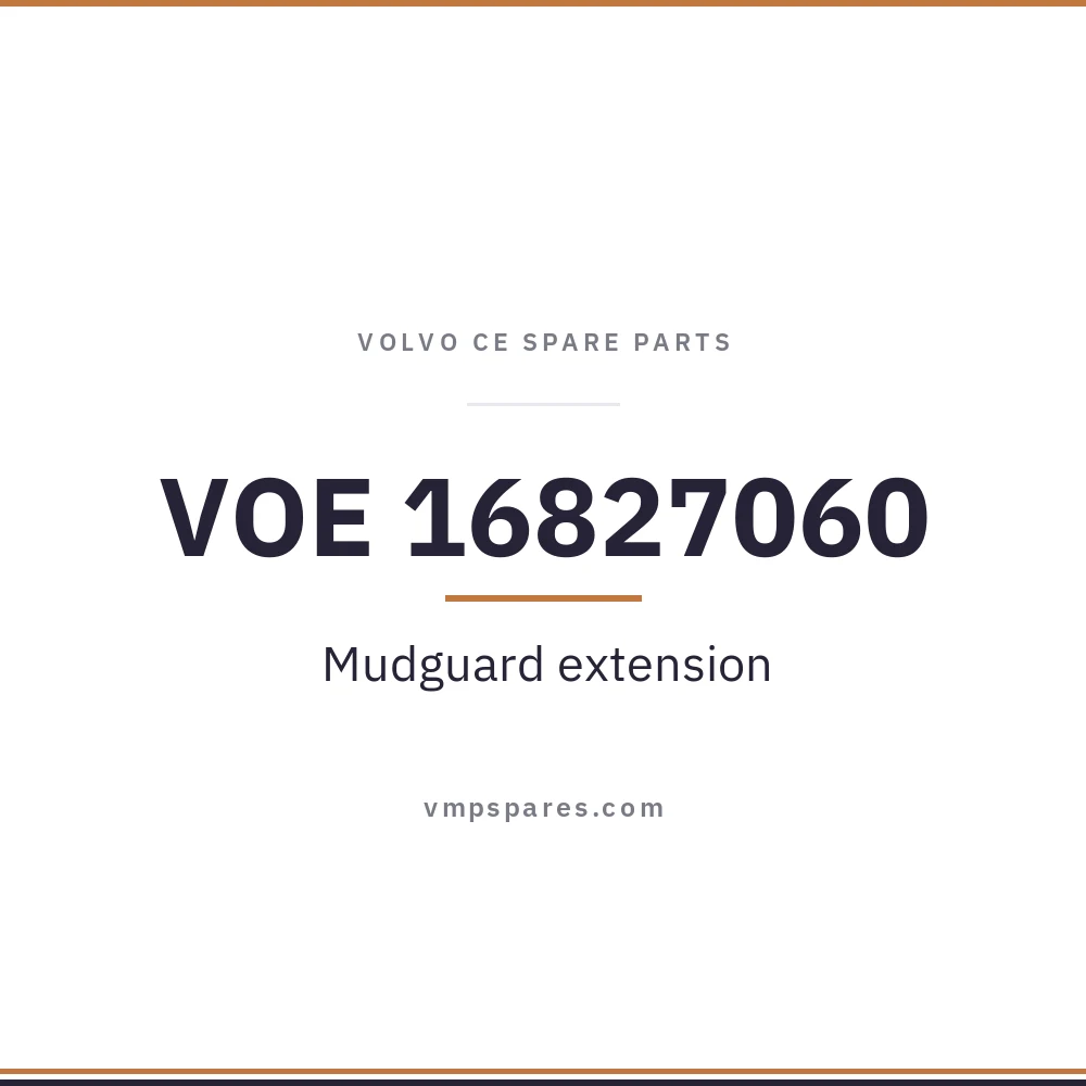 VOE 16827060 – Mudguard extension