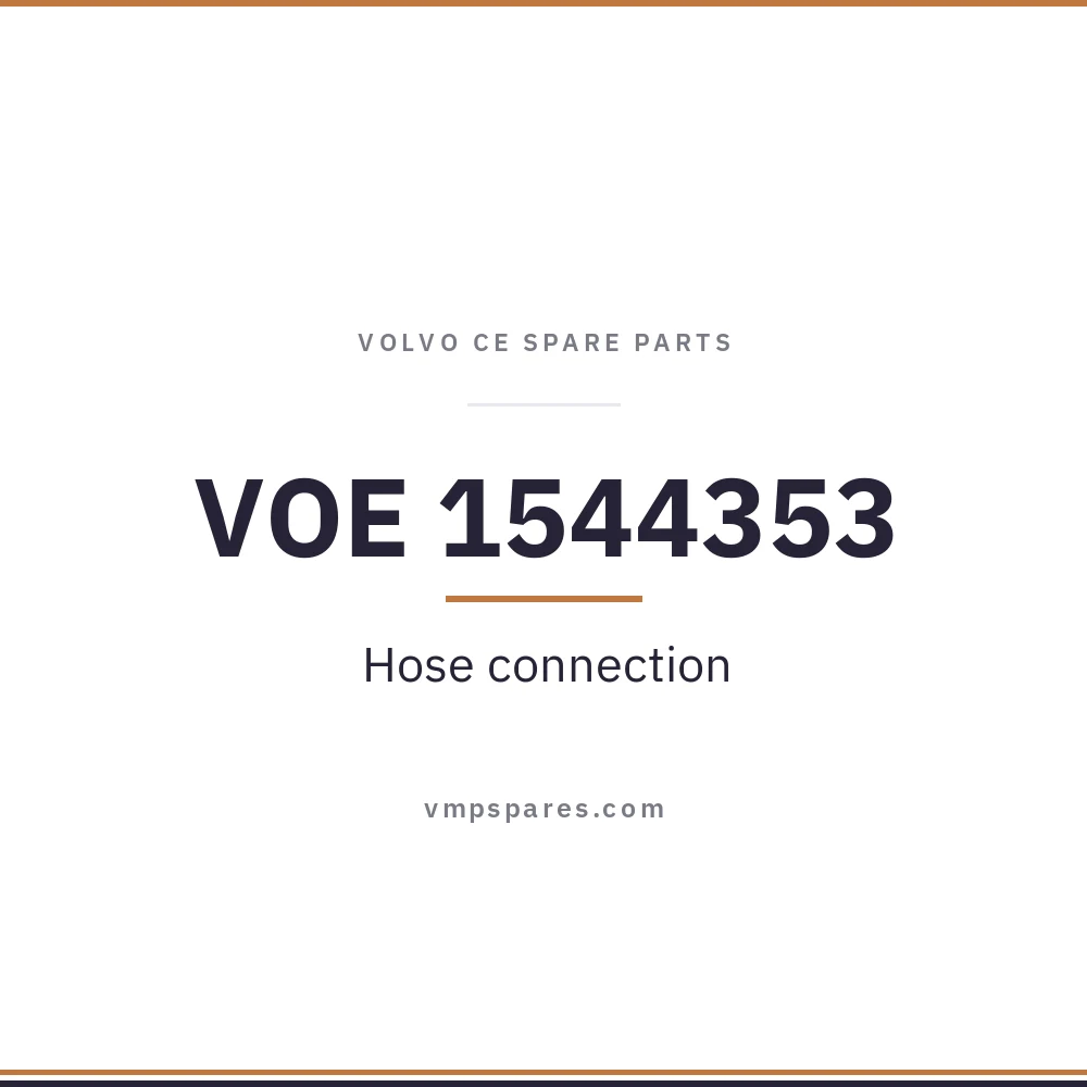 VOE 1544353 – Hose connection