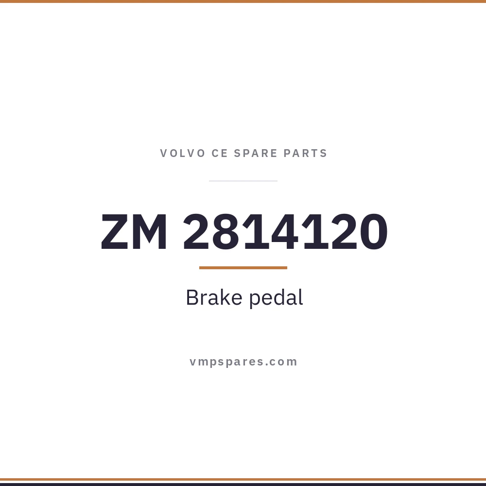 ZM 2814120 – Brake pedal