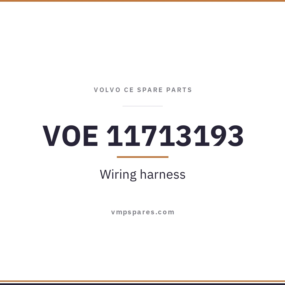 VOE 11713193 – Wiring harness