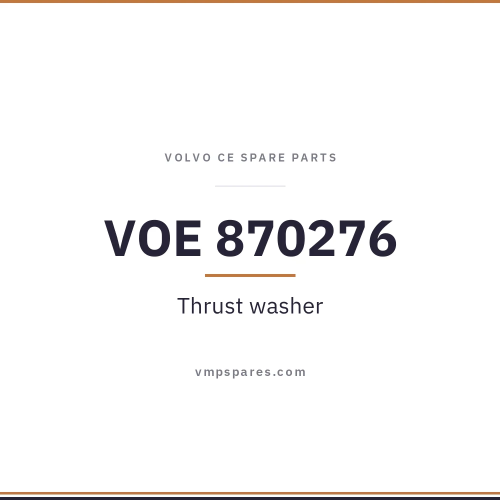 VOE 870276 – Thrust washer
