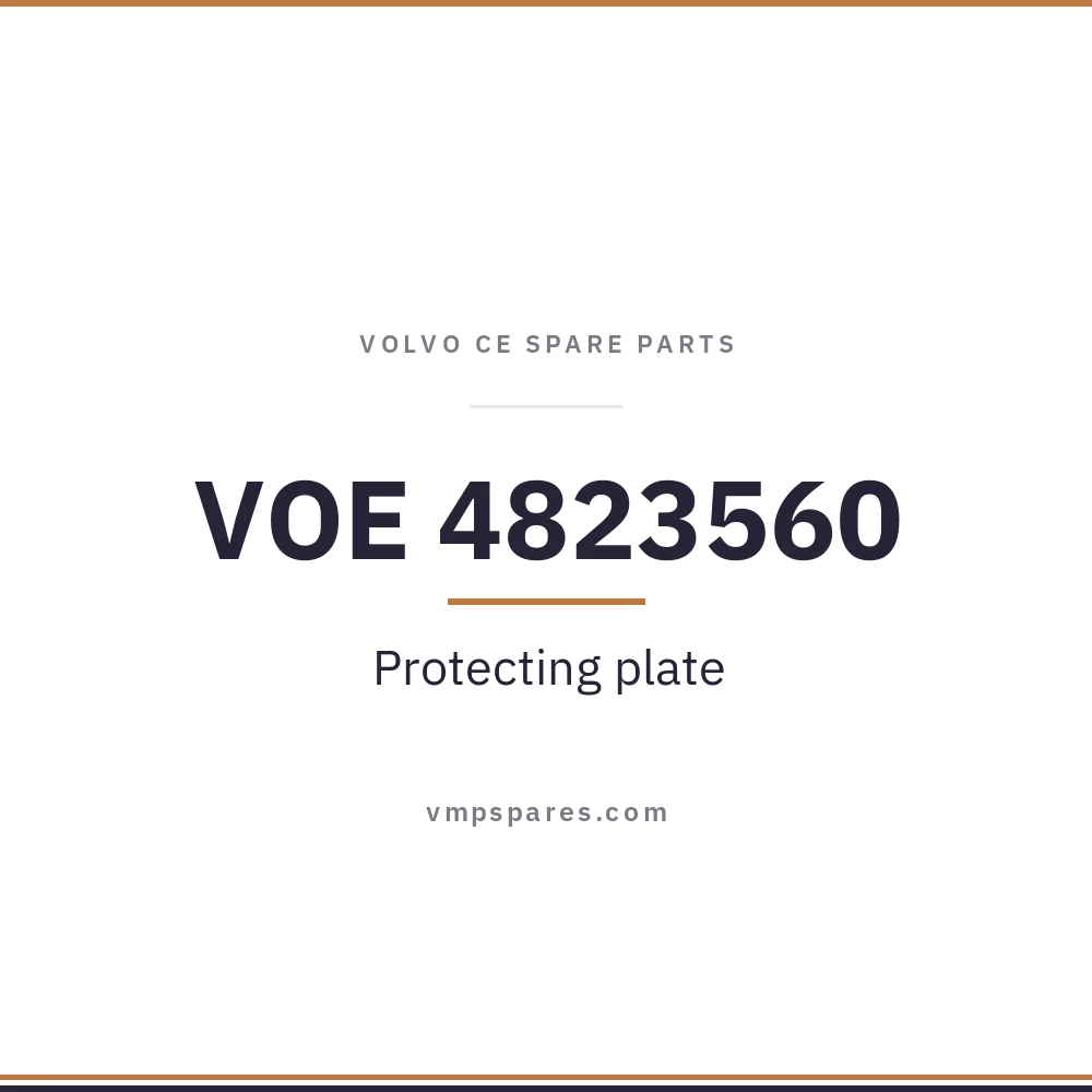 VOE 4823560 – Protecting plate