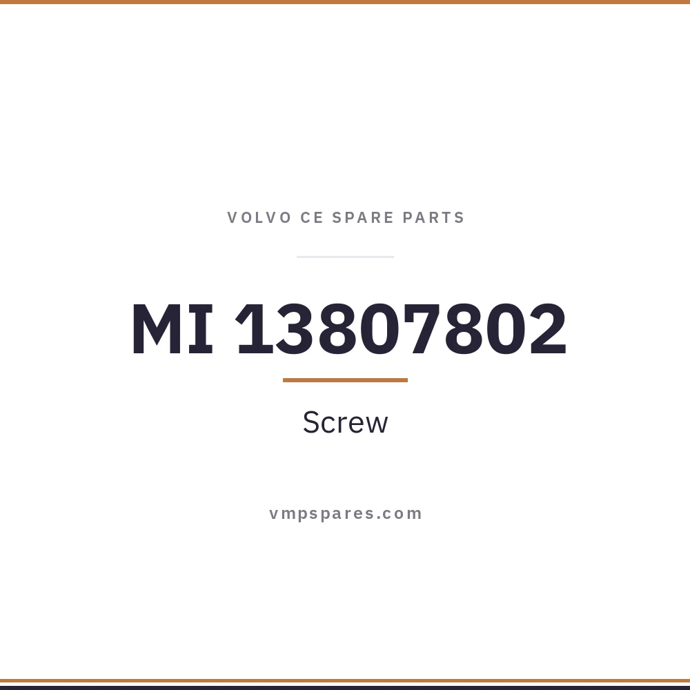 MI 13807802 – Screw