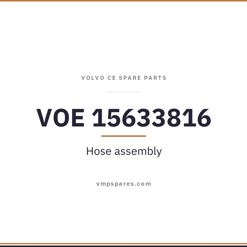 VOE 15633816 – Hose assembly