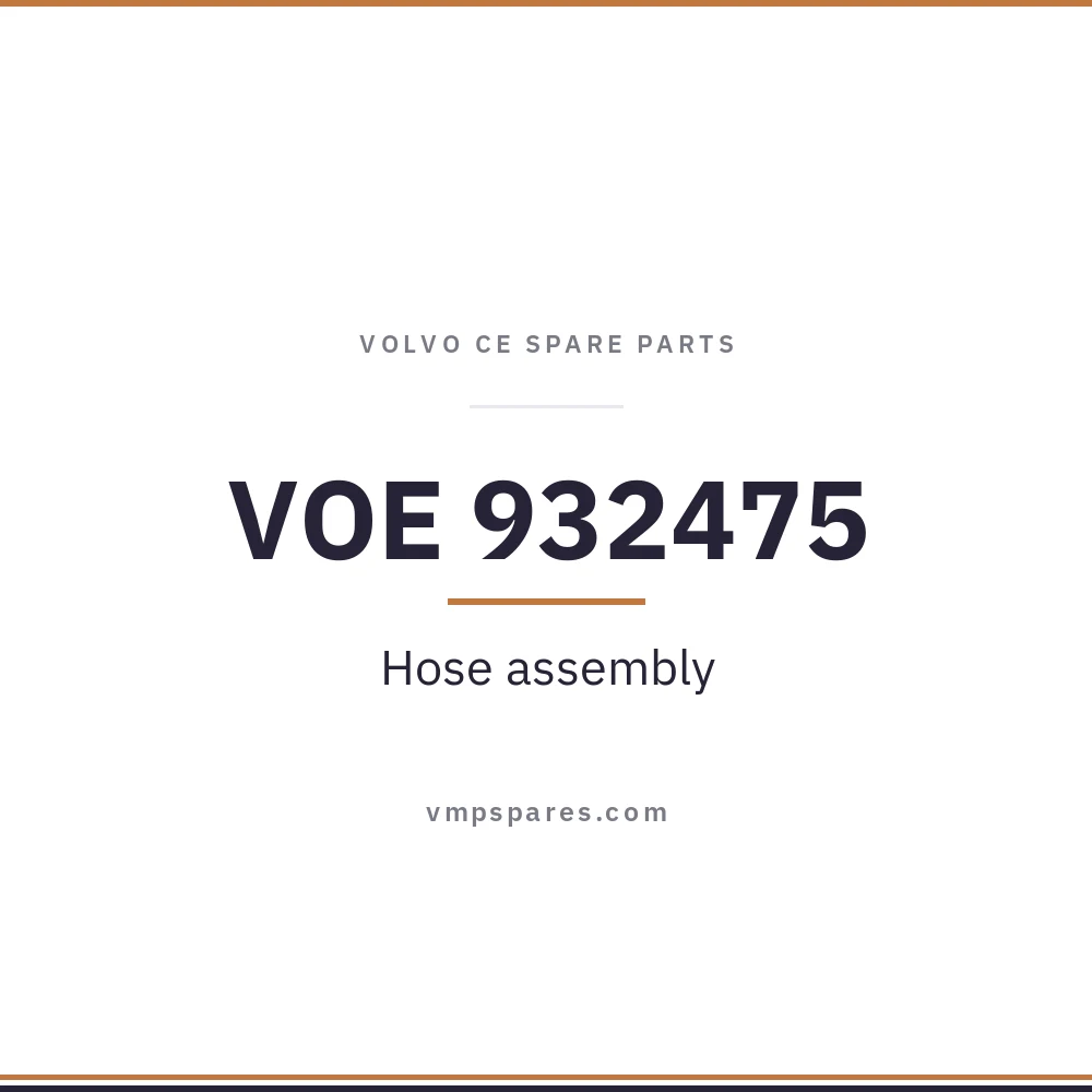 VOE 932475 – Hose assembly