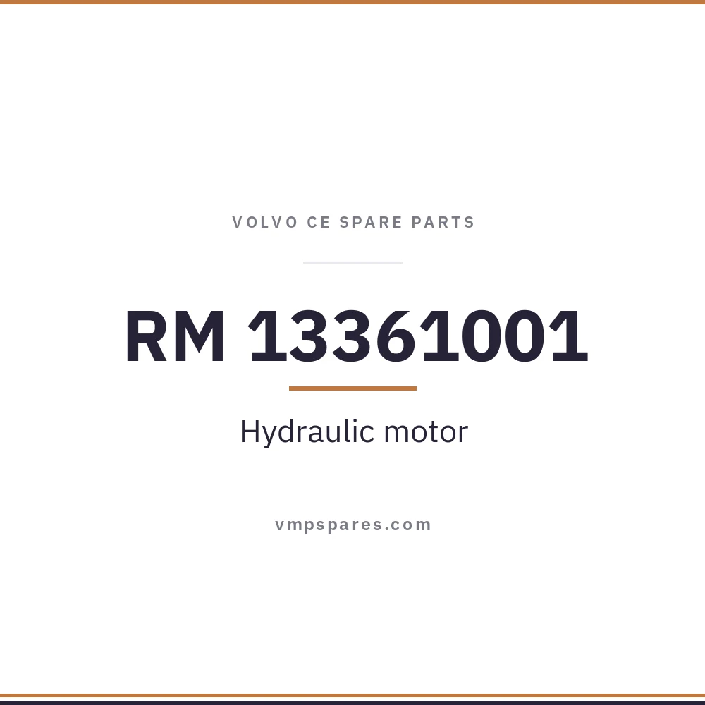 RM 13361001 – Hydraulic motor
