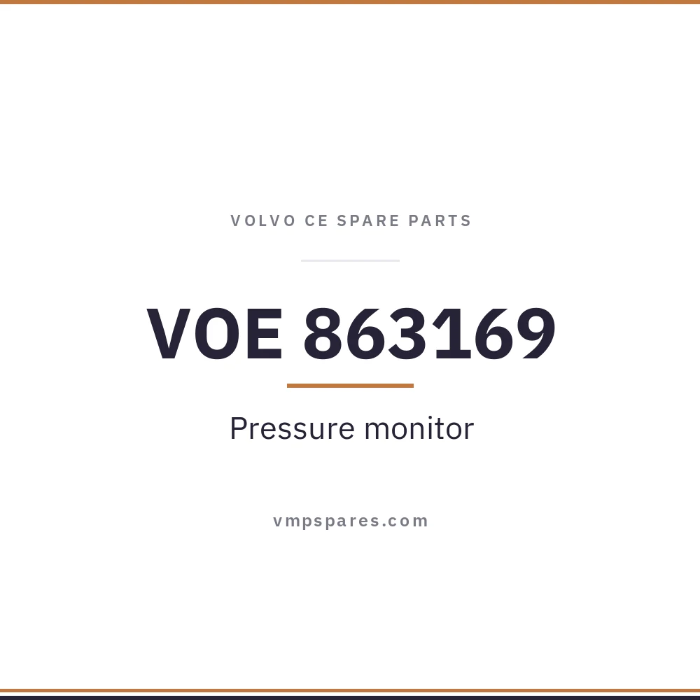 VOE 863169 – Pressure monitor
