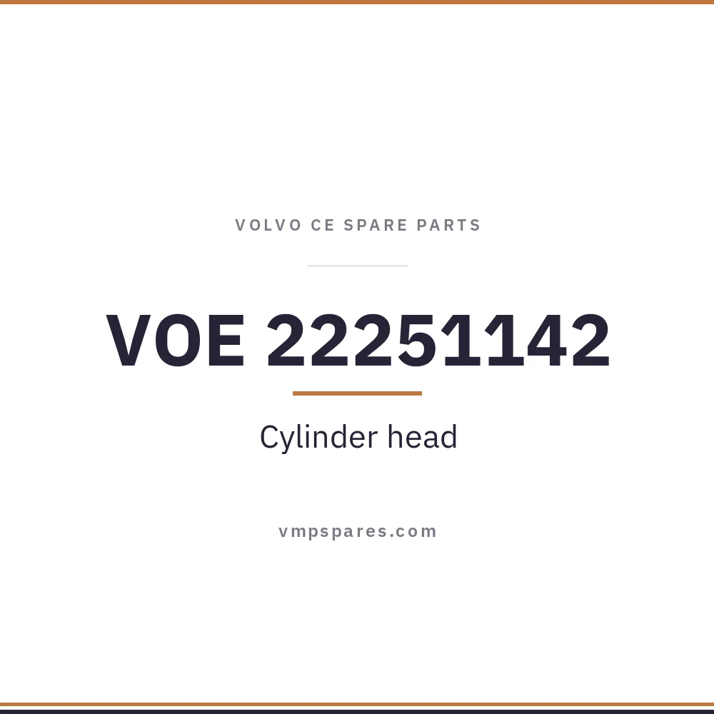VOE 22251142 – Cylinder head