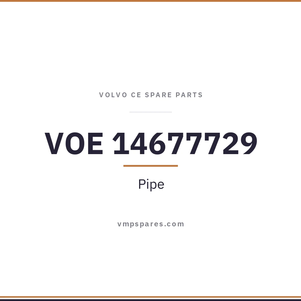 VOE 14677729 – Pipe