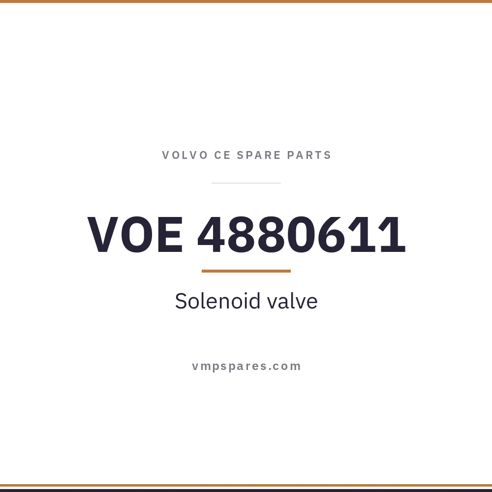 VOE 4880611 – Solenoid valve