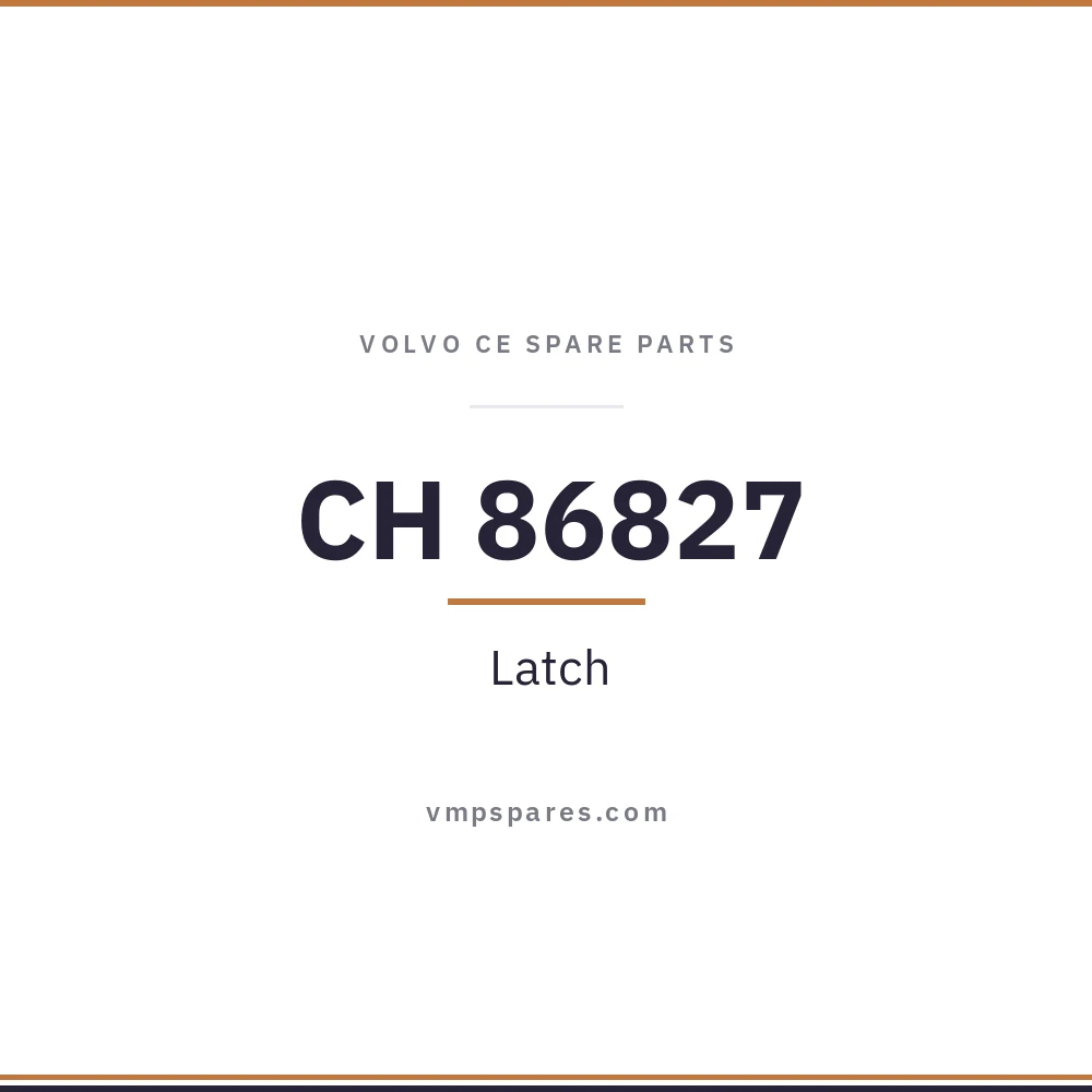 CH 86827 – Latch