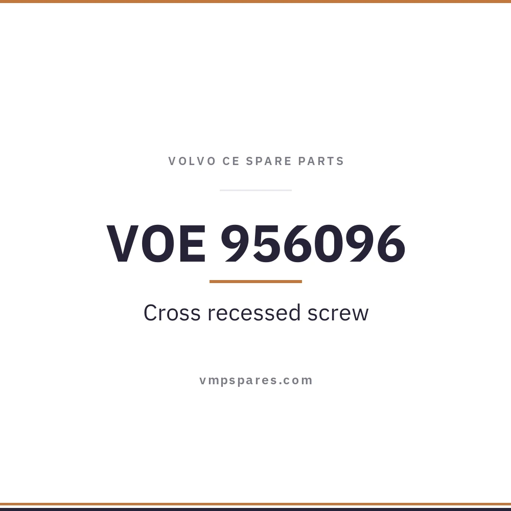VOE 956096 – Cross recessed screw