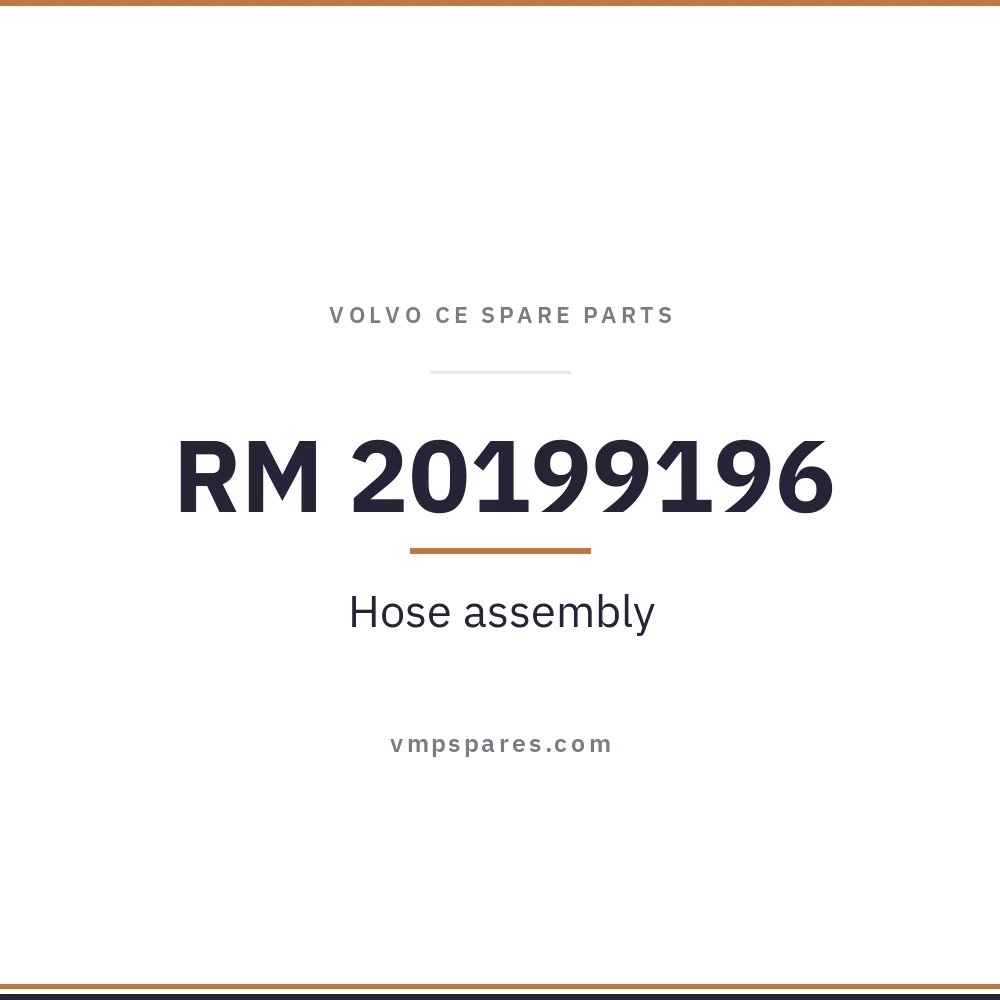 RM 20199196 – Hose assembly