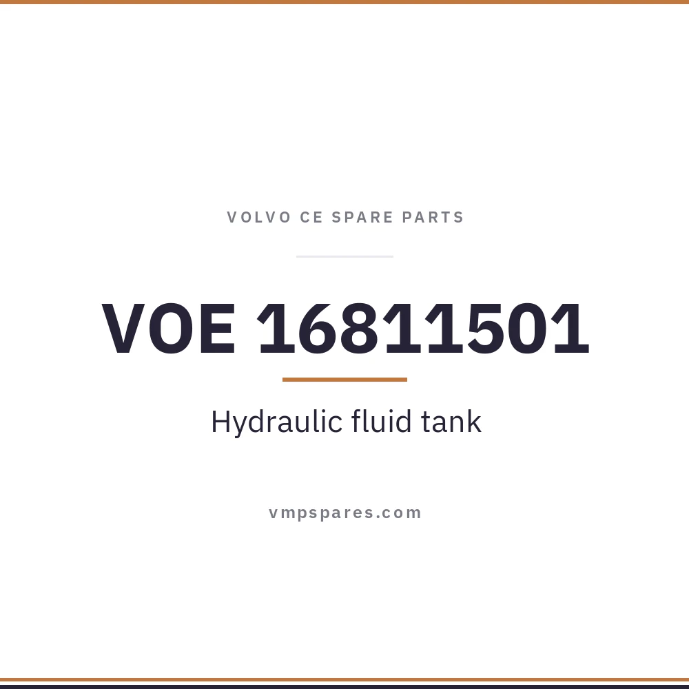 VOE 16811501 – Hydraulic fluid tank