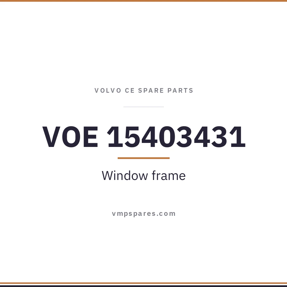 VOE 15403431 – Window frame