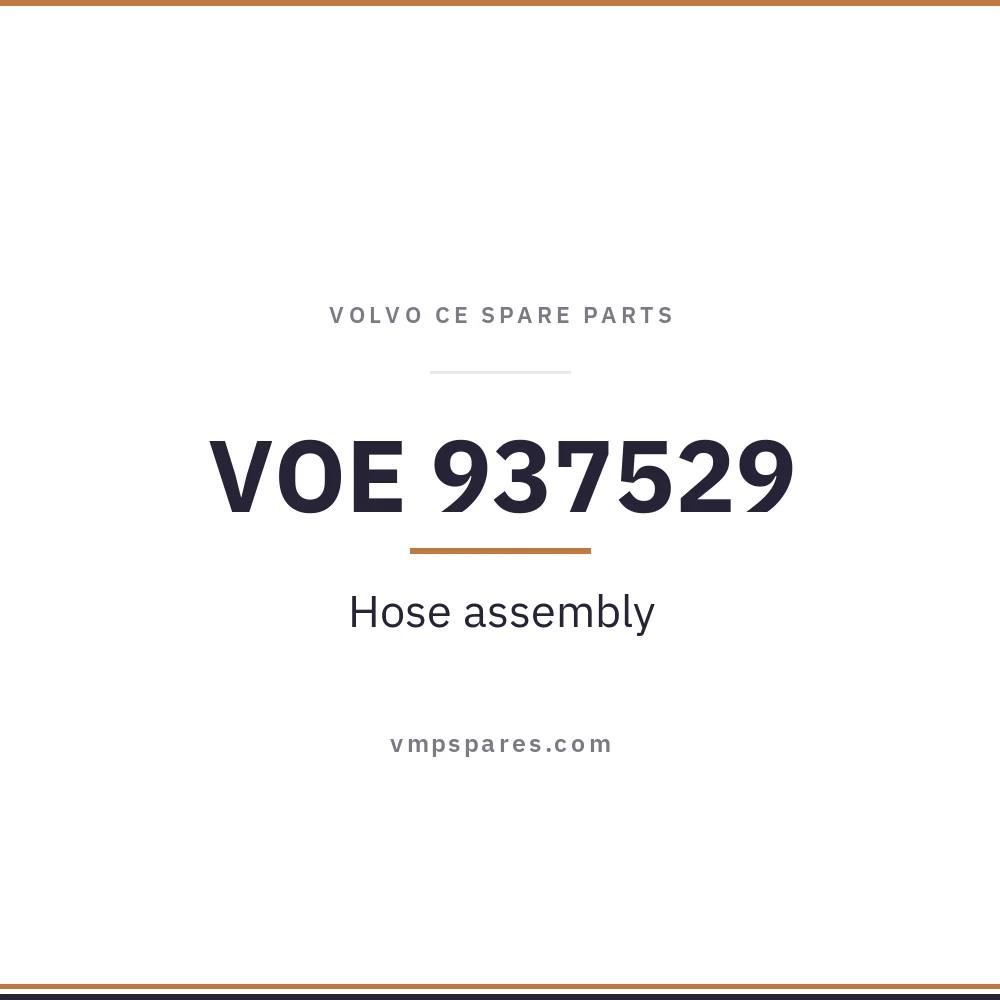 VOE 937529 – Hose assembly