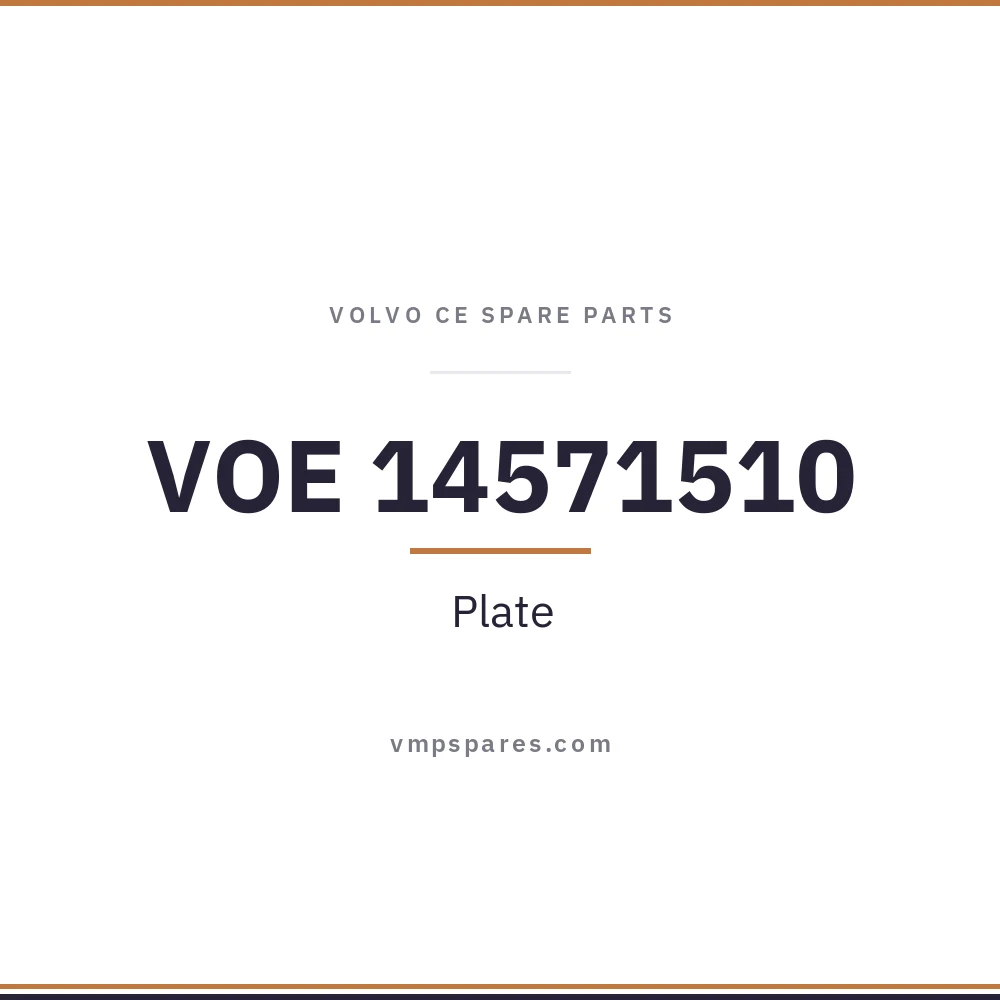 VOE 14571510 – Plate