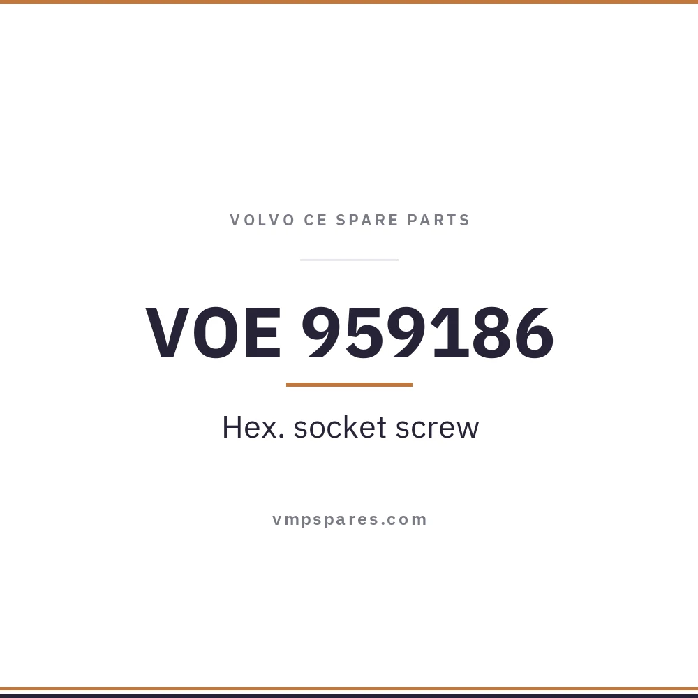 VOE 959186 – Hex. socket screw