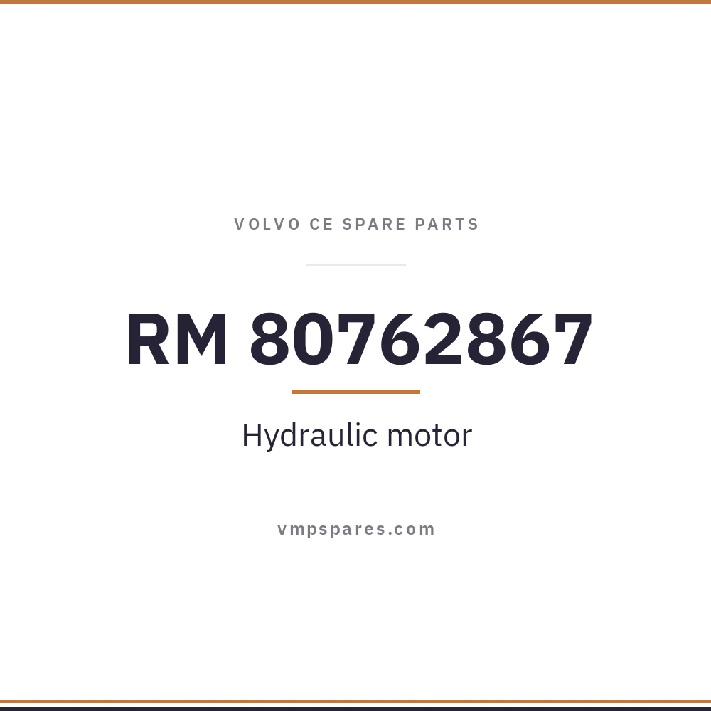 RM 80762867 – Hydraulic motor