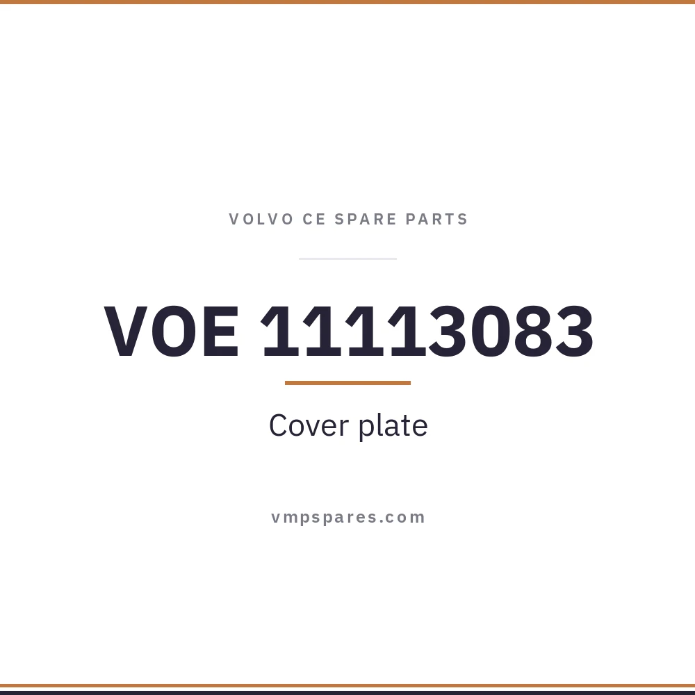 VOE 11113083 – Cover plate