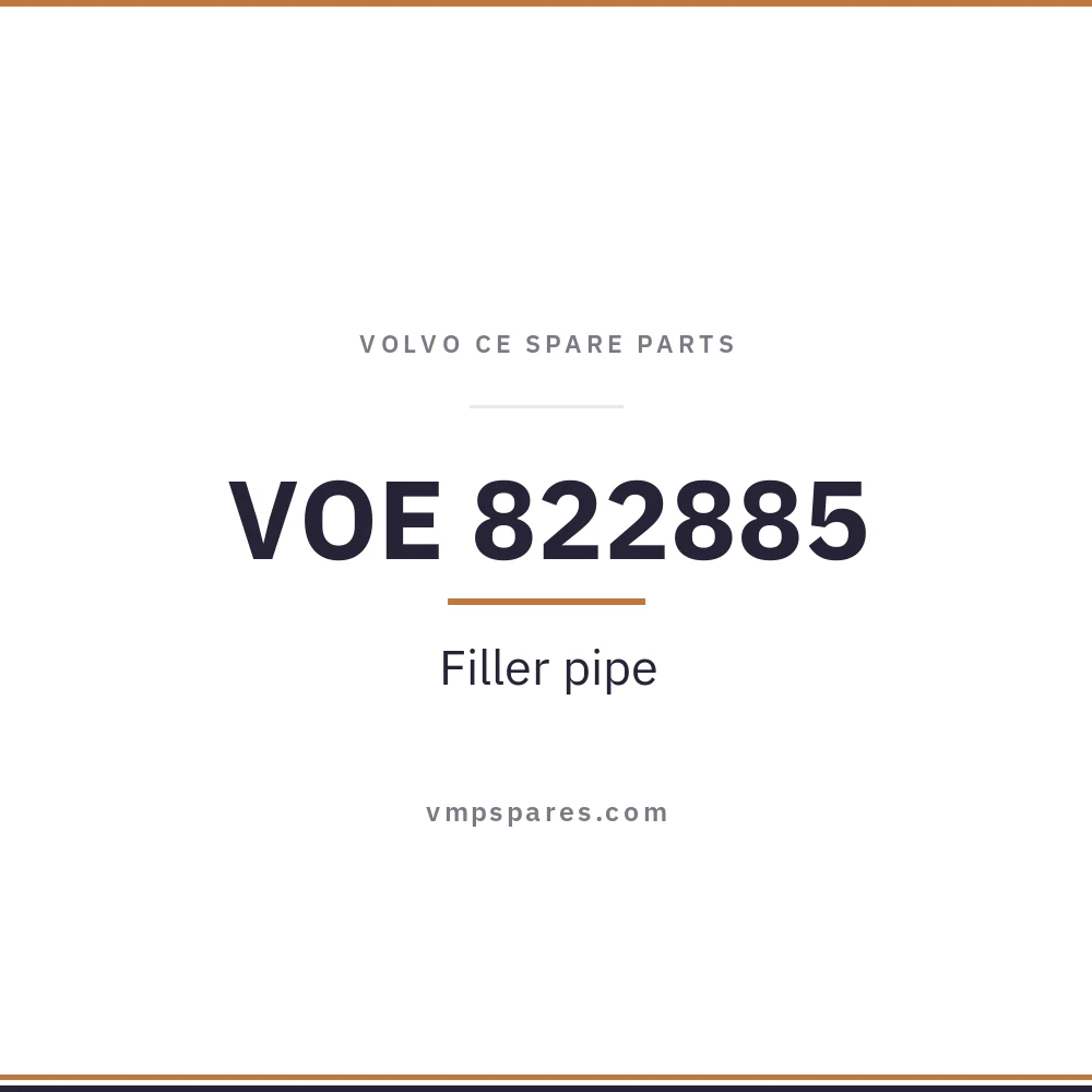 VOE 822885 – Filler pipe