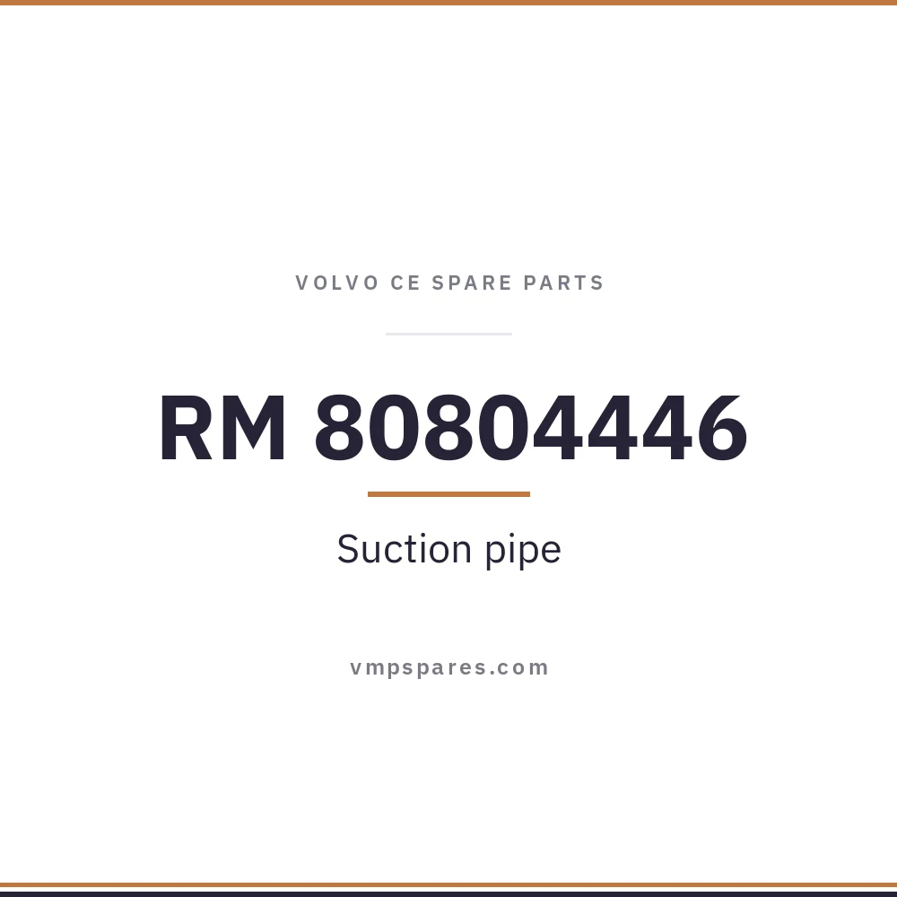 RM 80804446 – Suction pipe