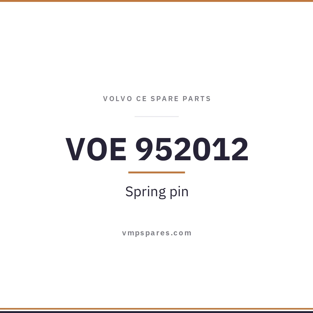 VOE 952012 – Spring pin