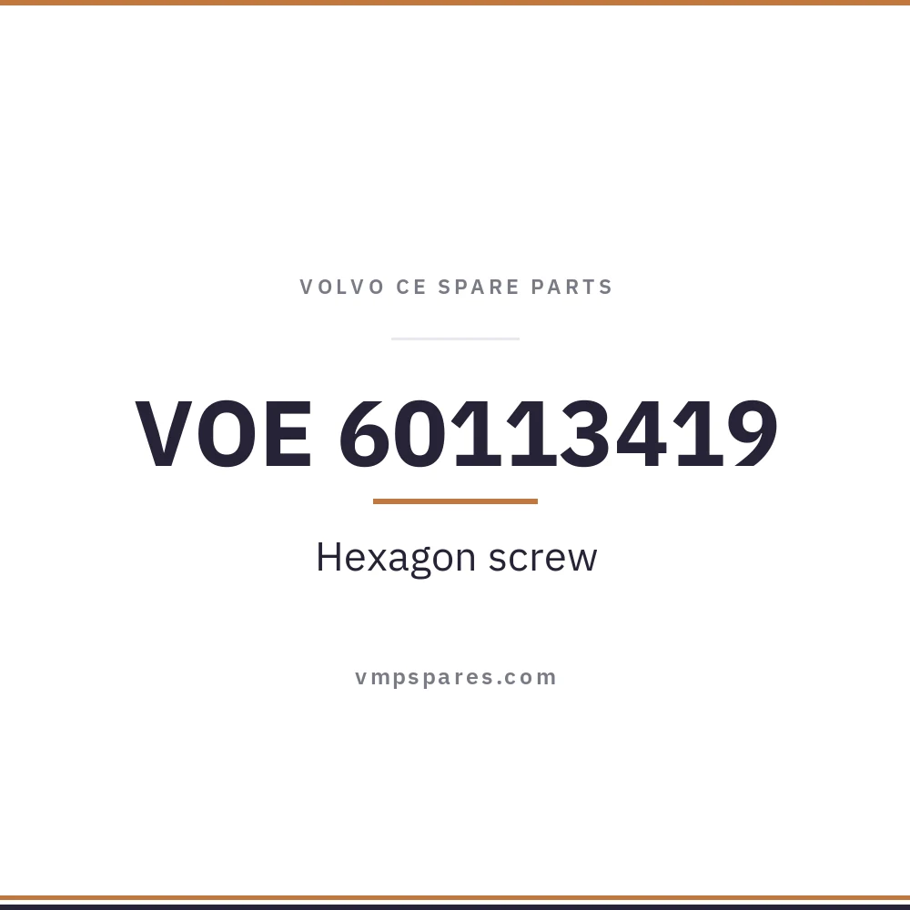 VOE 60113419 – Hexagon screw
