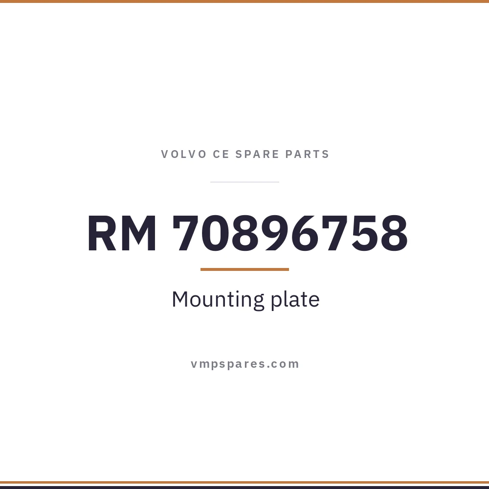 RM 70896758 – Mounting plate