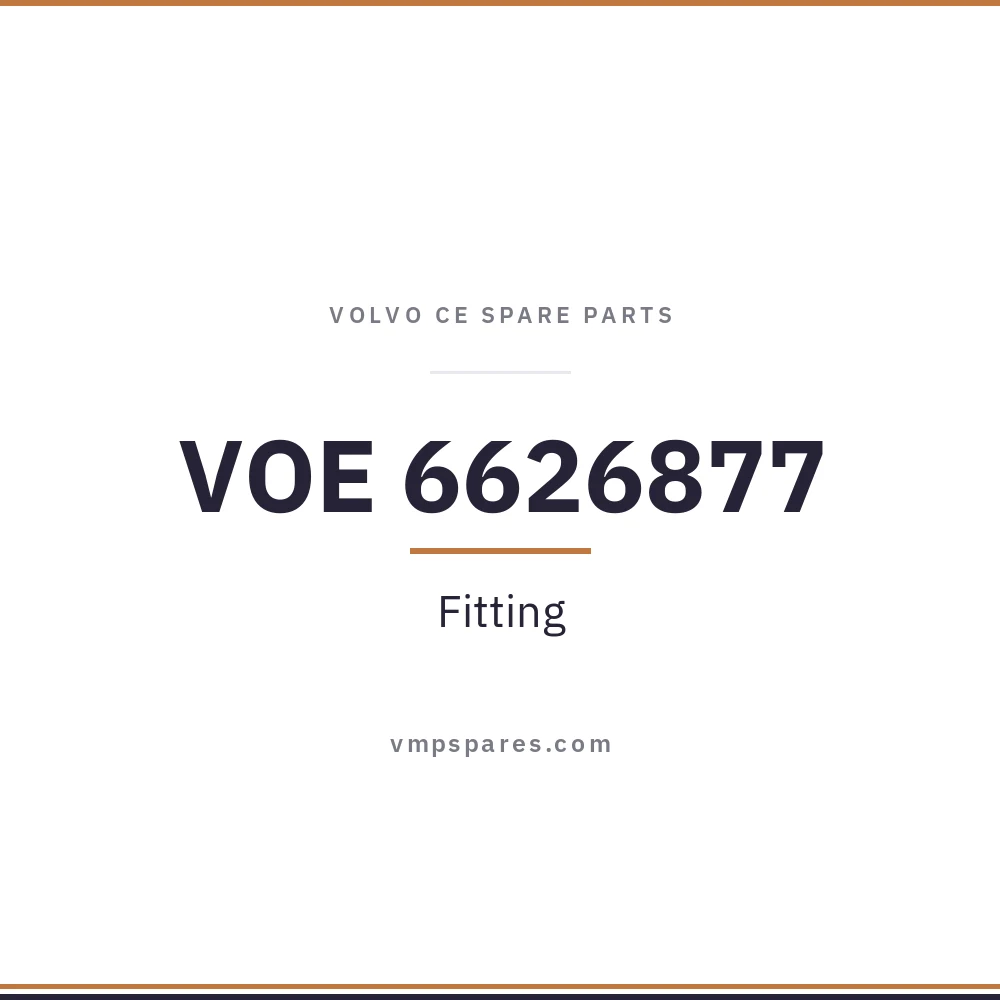 VOE 6626877 – Fitting