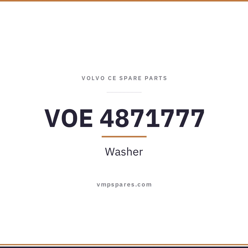 VOE 4871777 – Washer