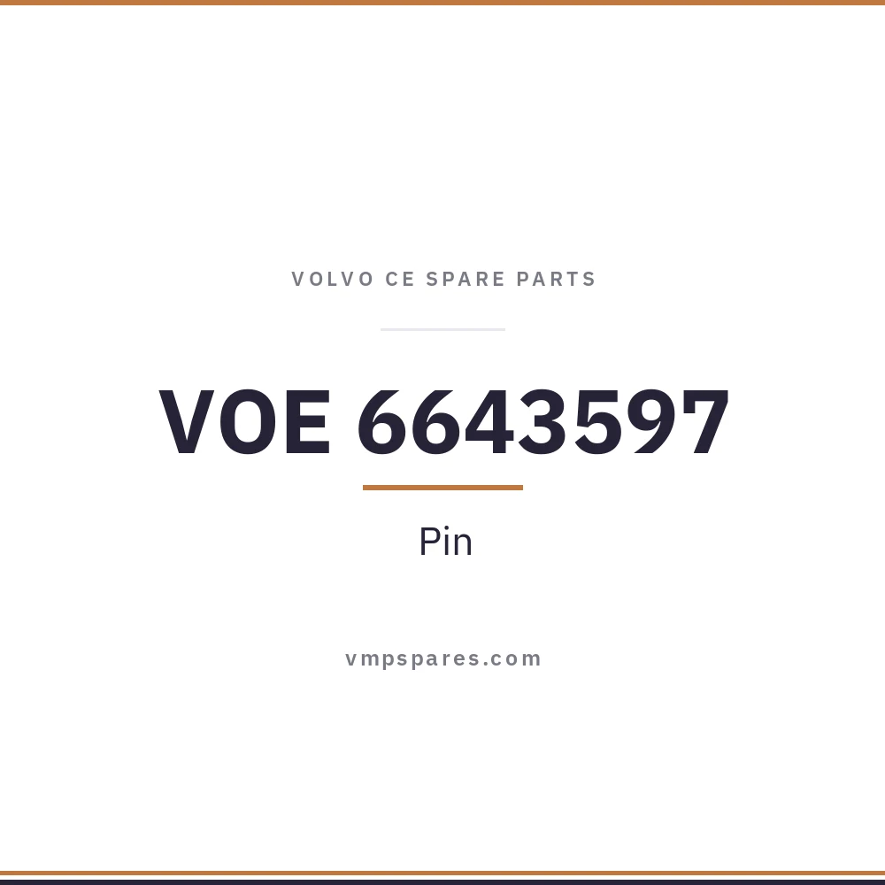 VOE 6643597 – Pin