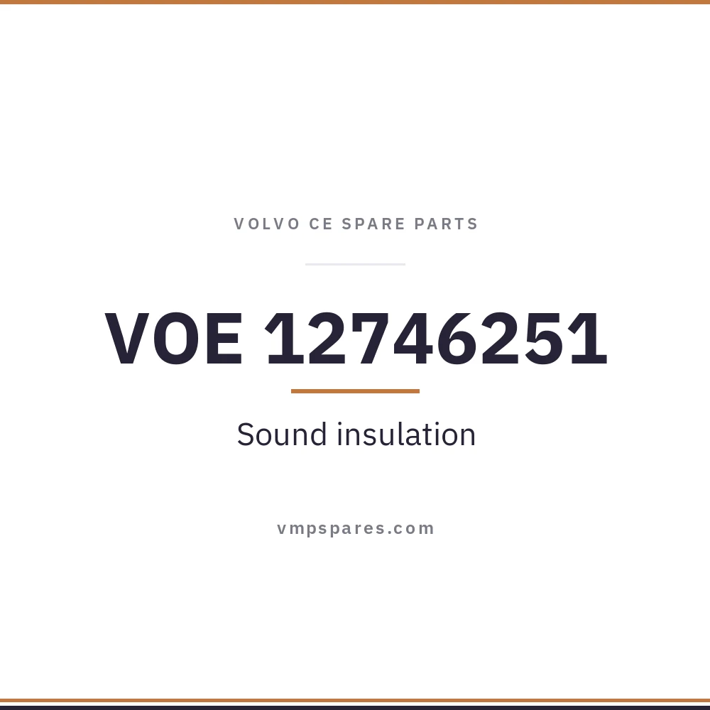 VOE 12746251 – Sound insulation