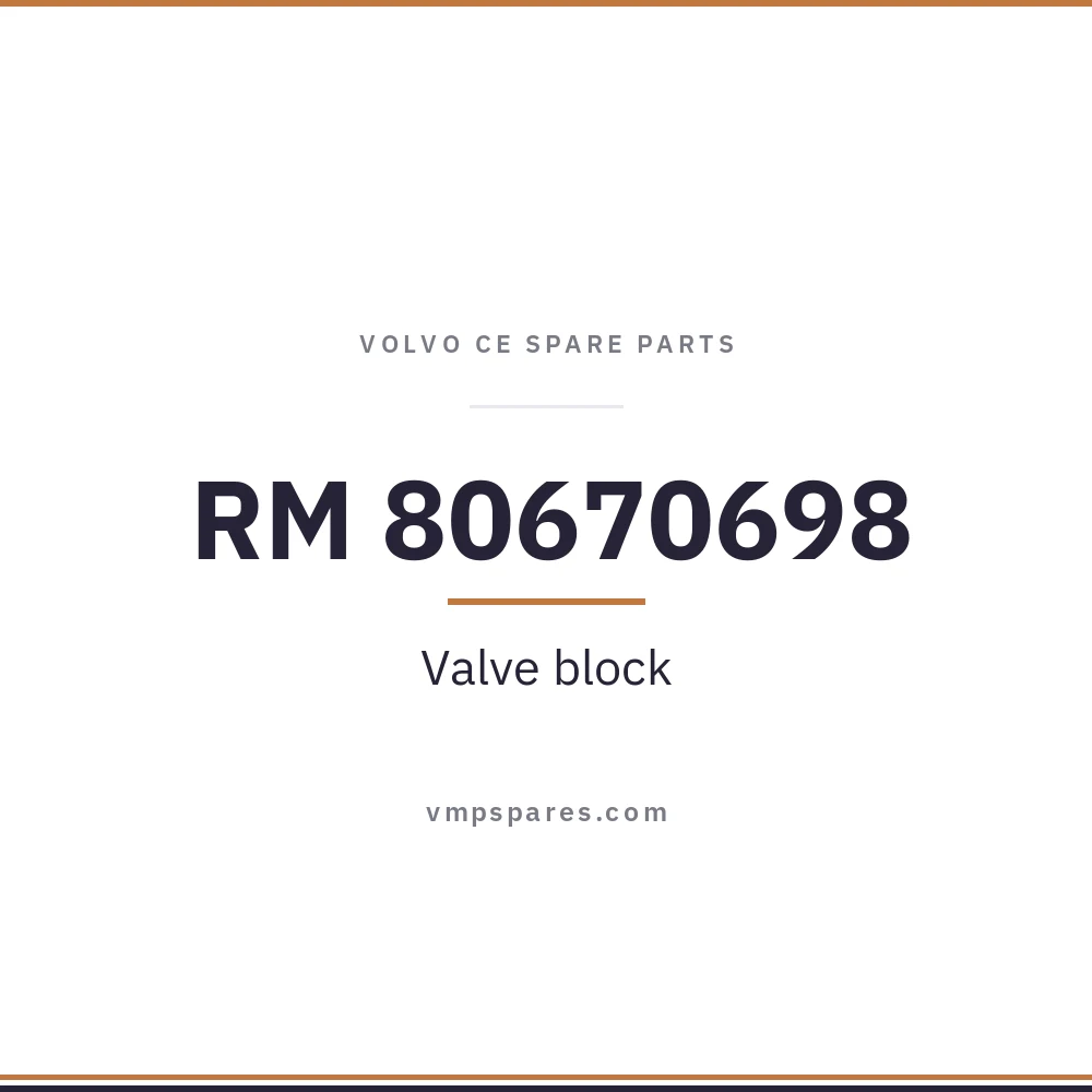 RM 80670698 – Valve block