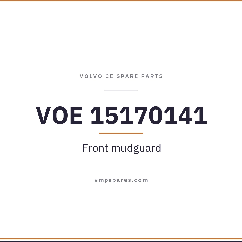 VOE 15170141 – Front mudguard