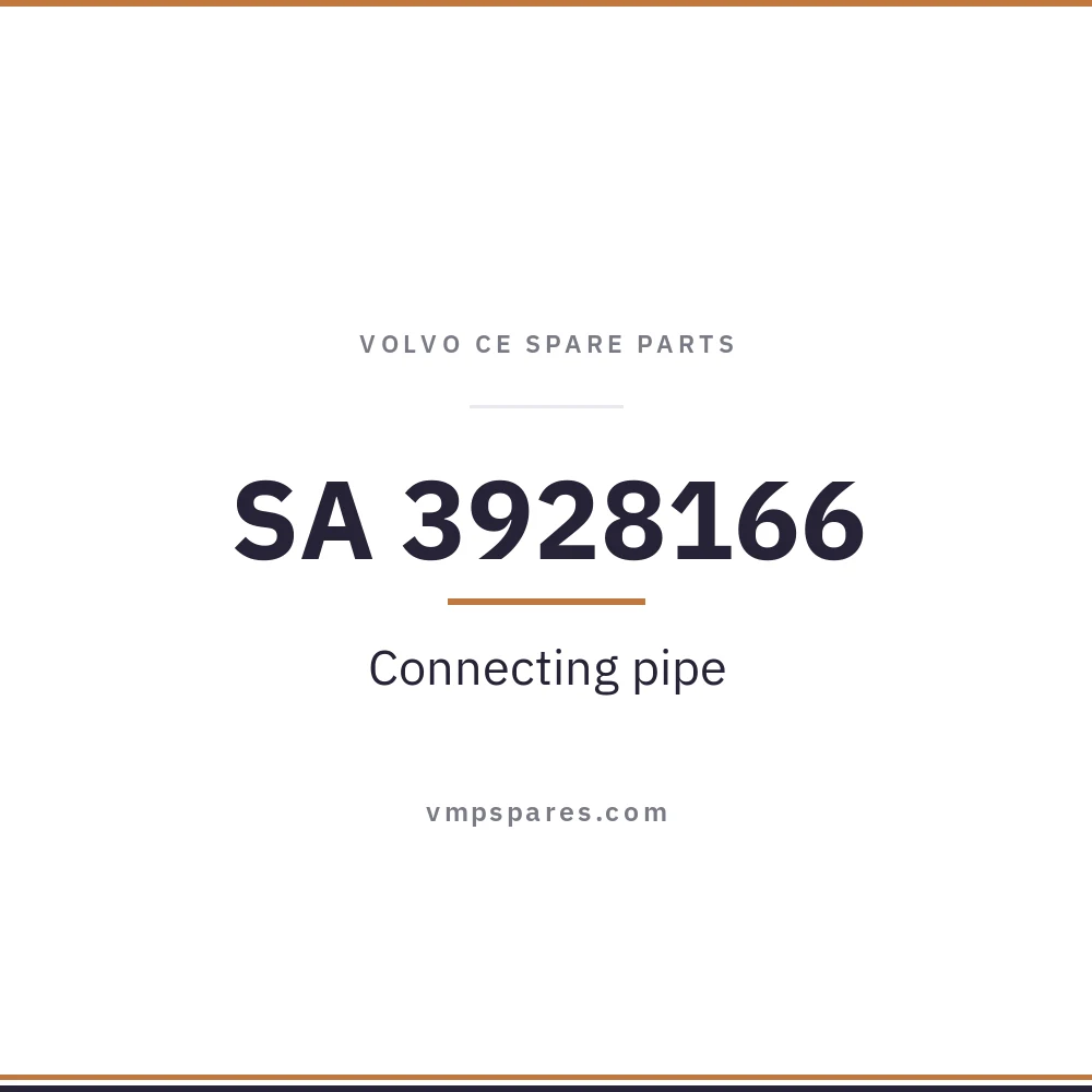 SA 3928166 – Connecting pipe