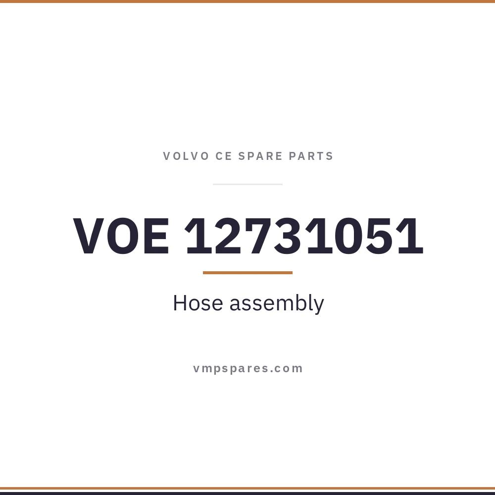 VOE 12731051 – Hose assembly
