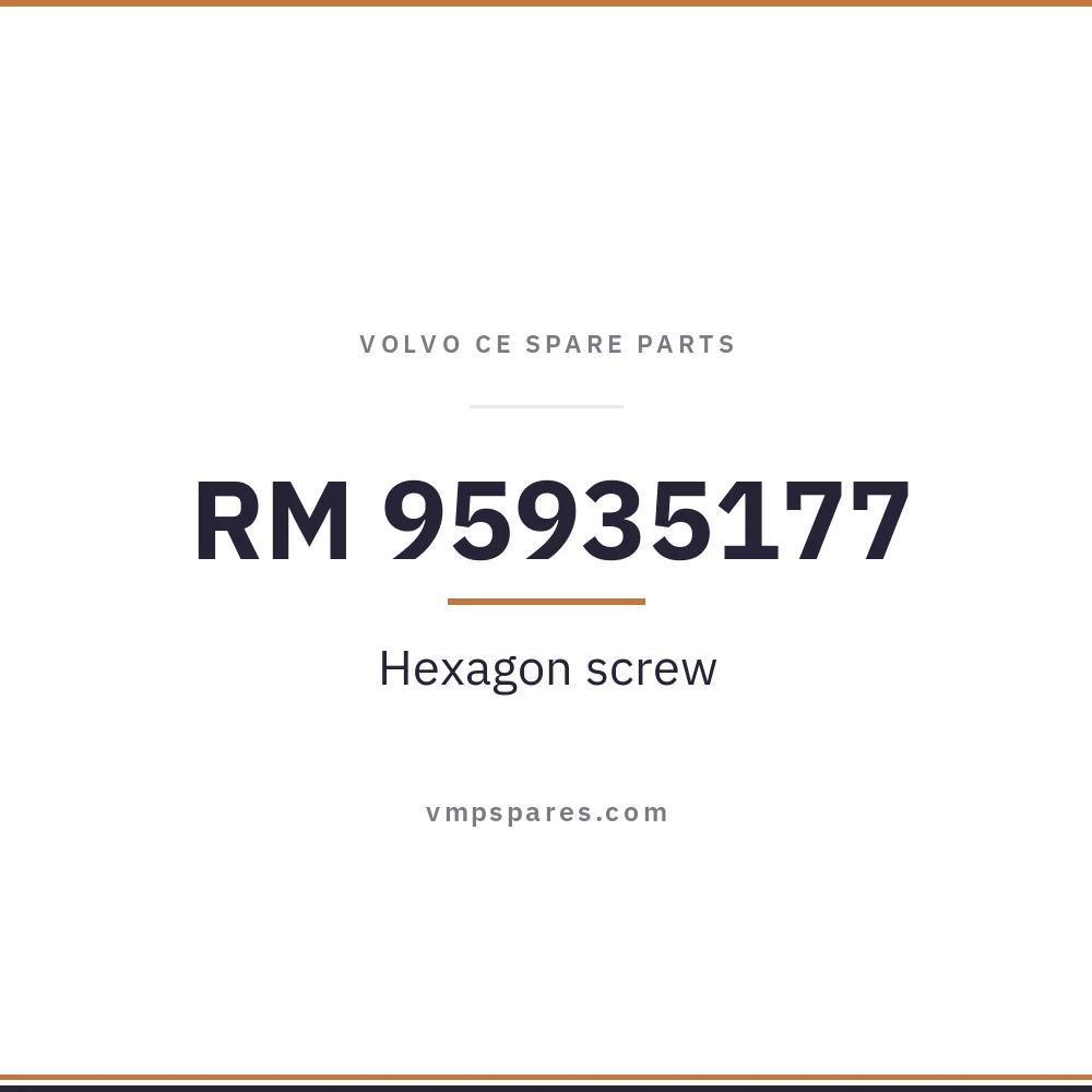 RM 95935177 – Hexagon screw