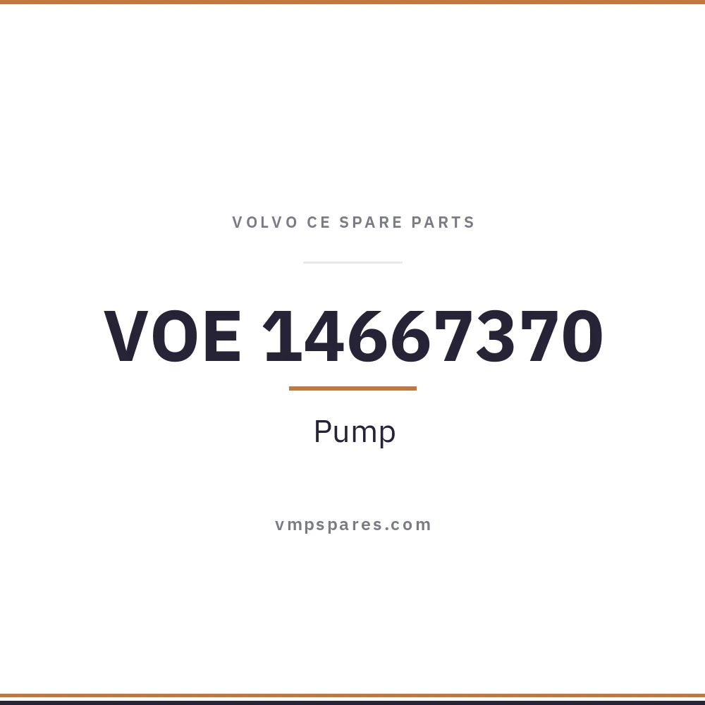 VOE 14667370 – Pump