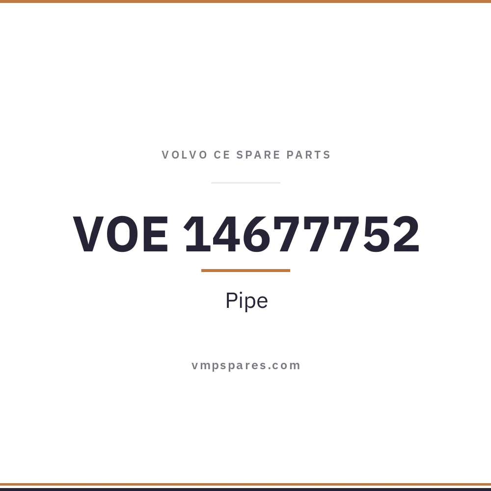 VOE 14677752 – Pipe