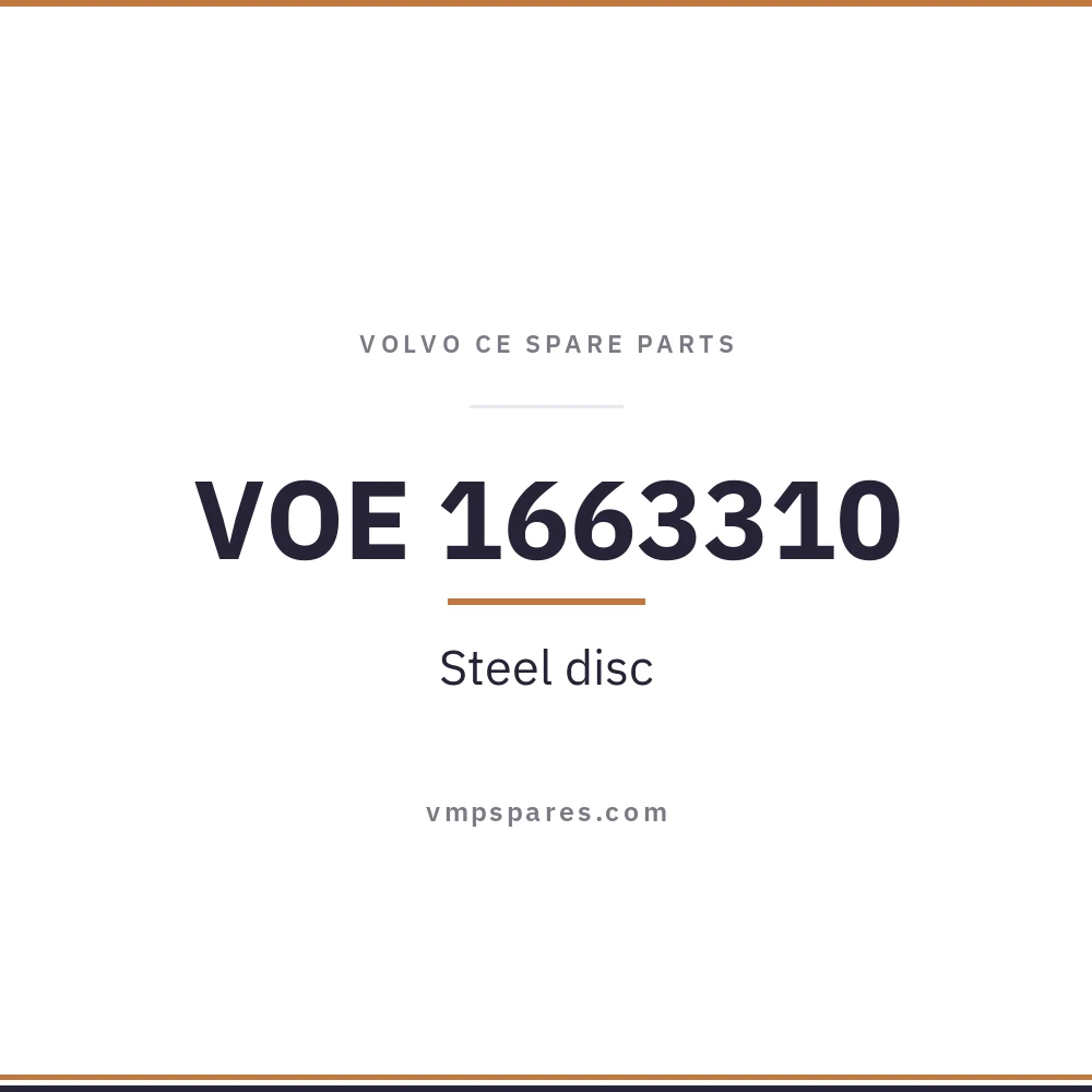 VOE 1663310 – Steel disc