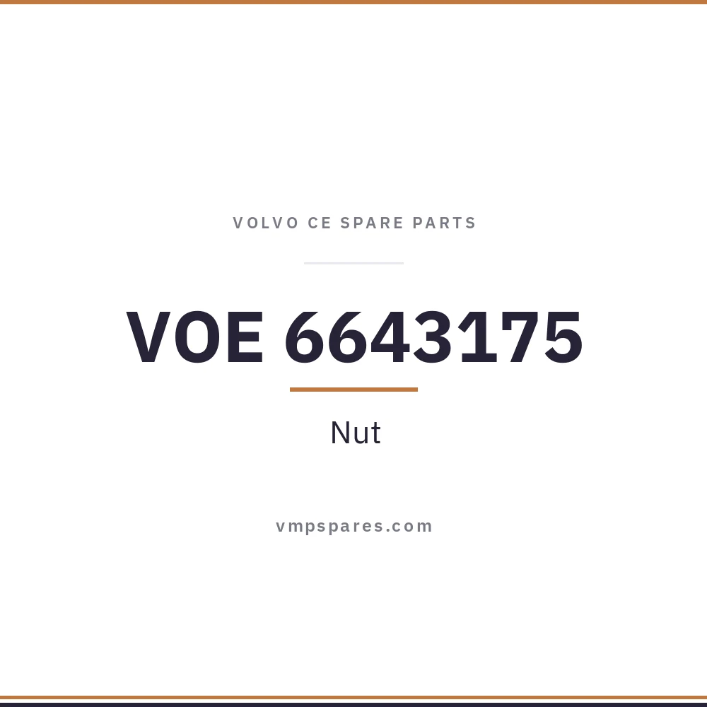 VOE 6643175 – Nut