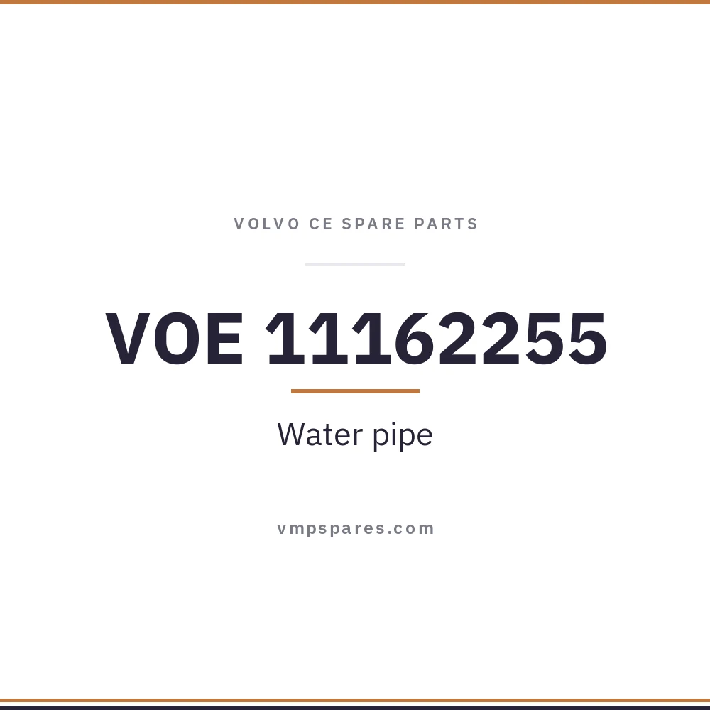 VOE 11162255 – Water pipe