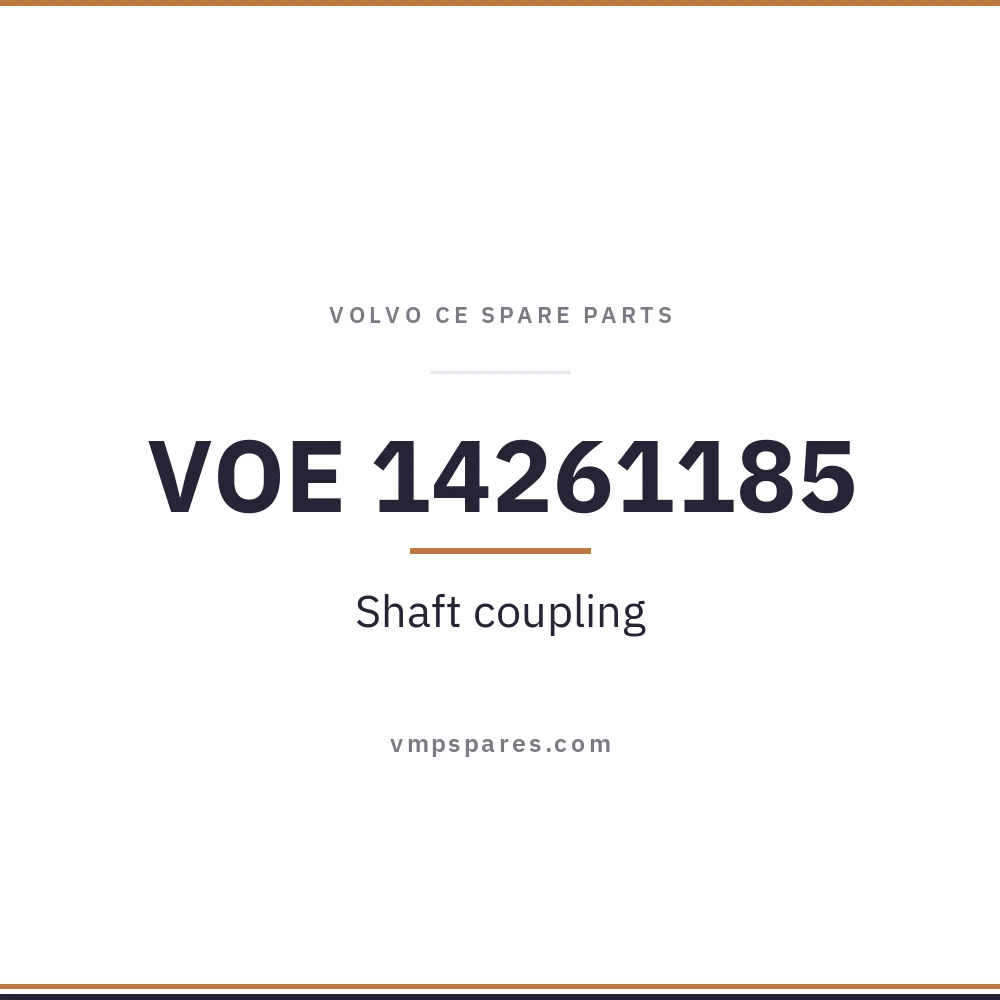 VOE 14261185 – Shaft coupling
