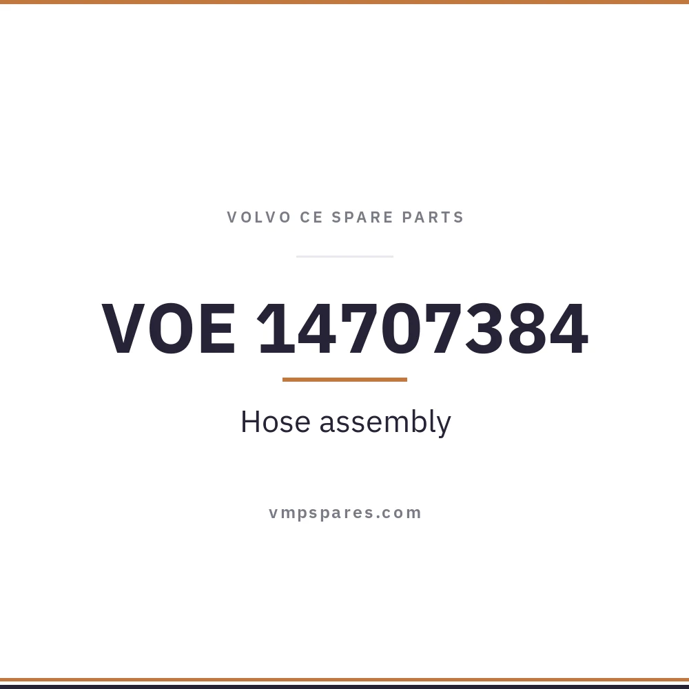 VOE 14707384 – Hose assembly
