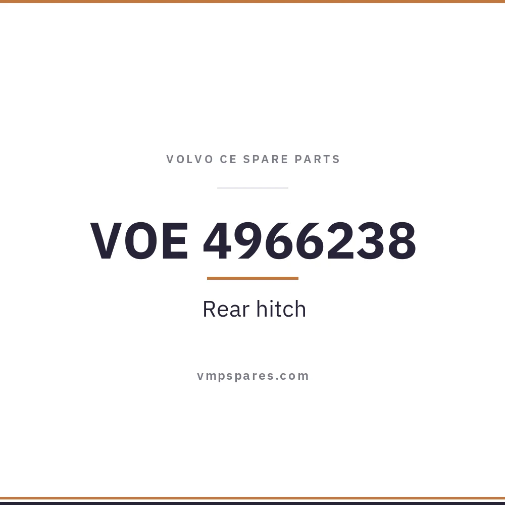 VOE 4966238 – Rear hitch